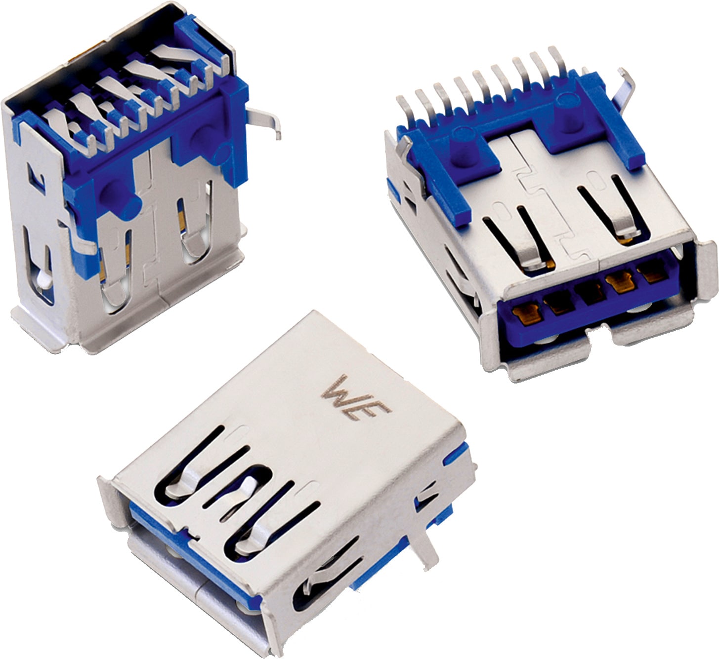 Wr com usb 3 0 type a horizontal smt electromechanical components 